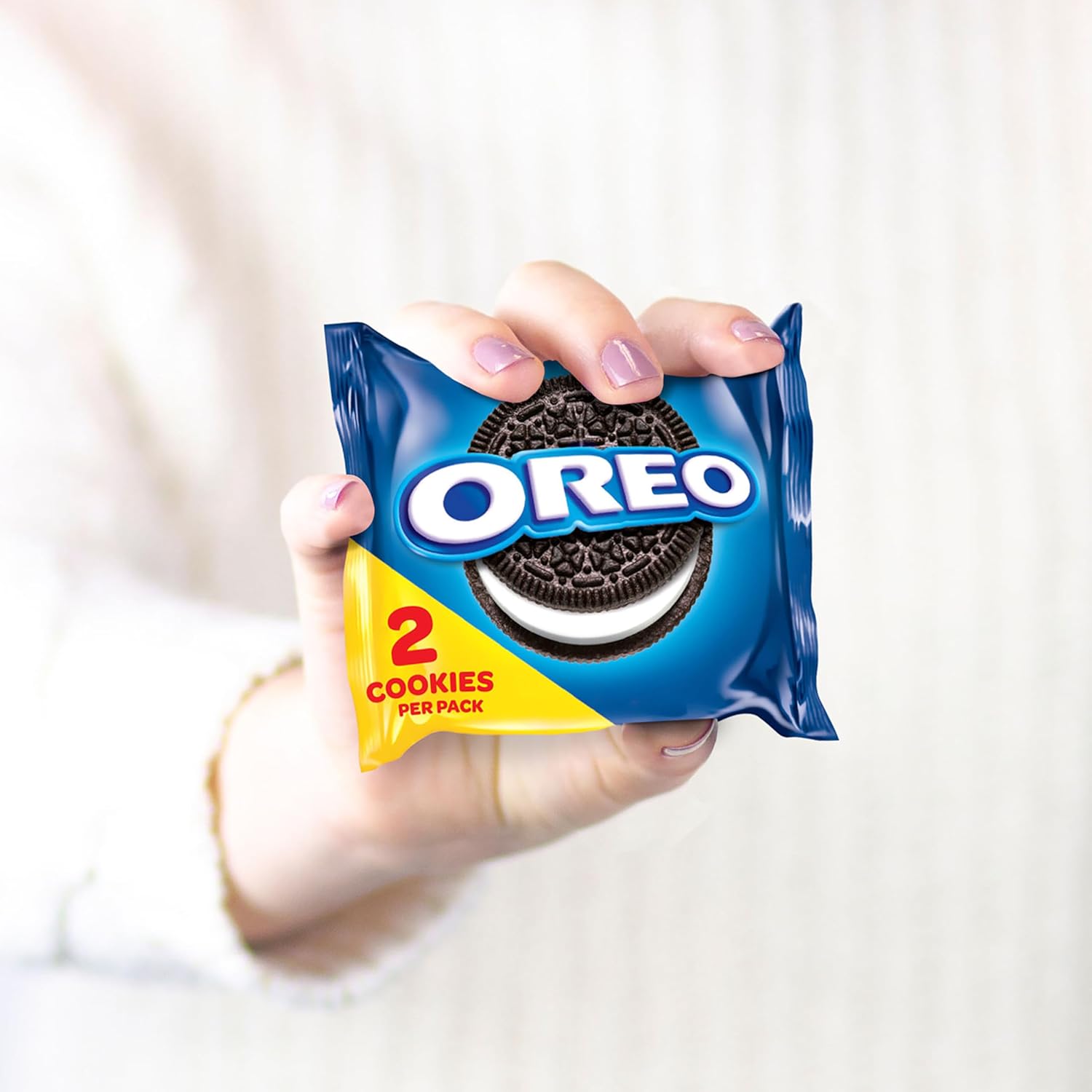 OREO Chocolate Creme Cookies Snack Packs – Blue-Themed Party Favors and Baby Shower Cotillon Treats, 20-Count Box
