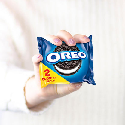 OREO Chocolate Creme Cookies Snack Packs – Blue-Themed Party Favors and Baby Shower Cotillon Treats, 20-Count Box