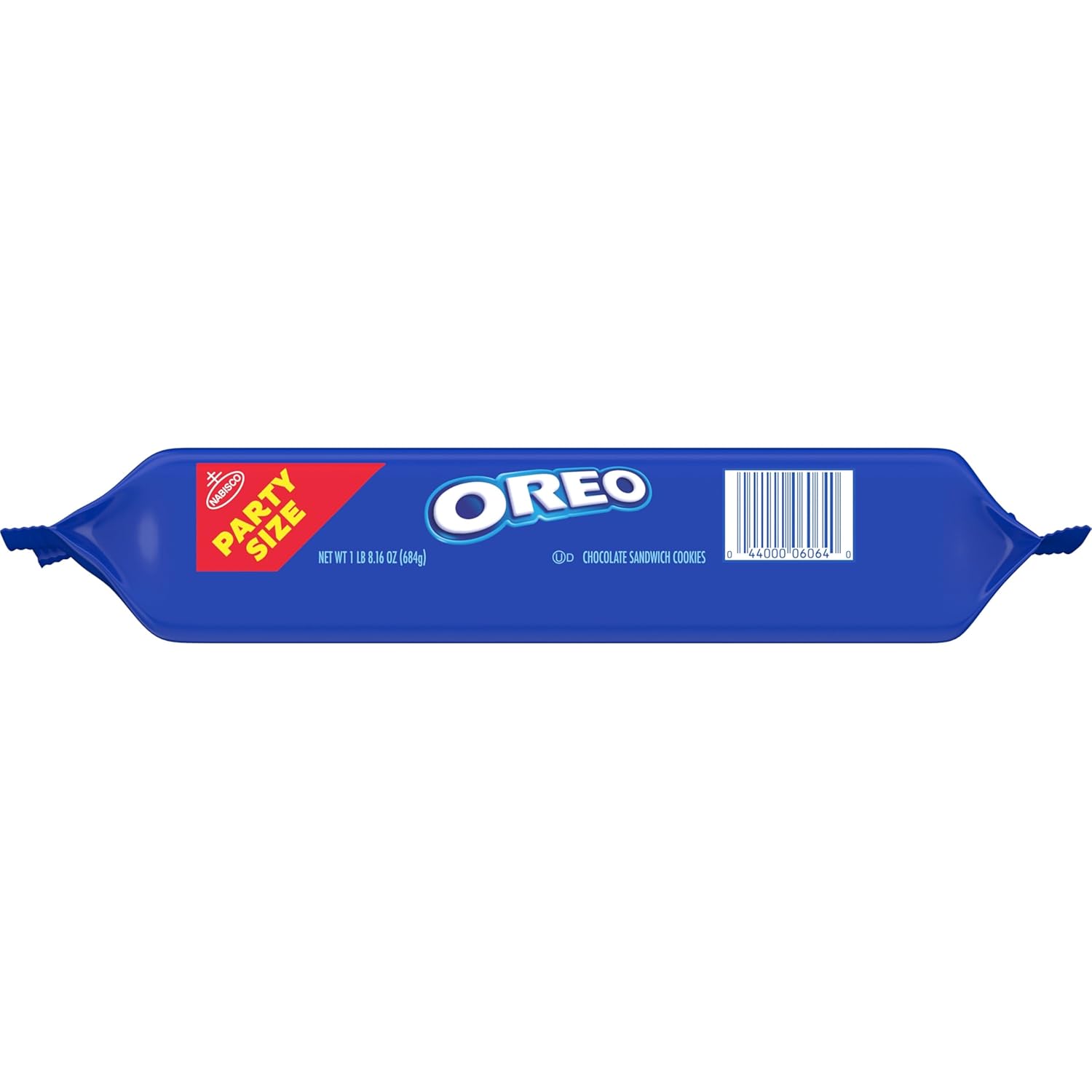 OREO Chocolate Sandwich Cookies, Party Size 24.16 oz – Conference Room Refreshment for Workplace Snacking