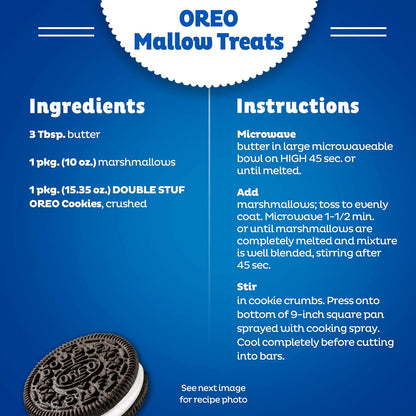 OREO Double Stuf Creme Filled Cookies – Ready-to-Give Party Snack for Housewarming, Game Night Host, and Coworker Appreciation, 24.95 oz
