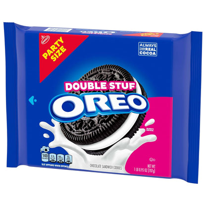 OREO Double Stuf Creme Filled Cookies – Ready-to-Give Party Snack for Housewarming, Game Night Host, and Coworker Appreciation, 24.95 oz
