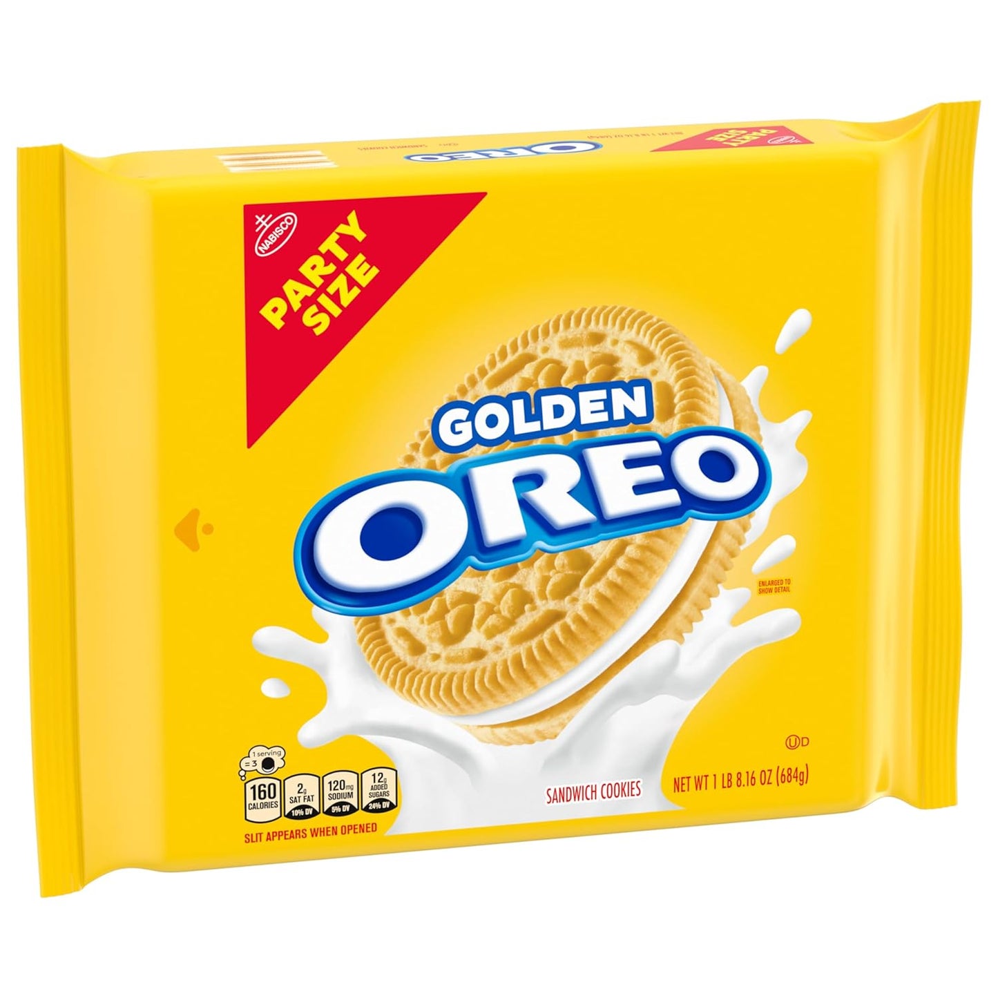 OREO Golden Sandwich Cookies Bulk Pack – Giftable Vanilla Treat for Birthday Celebrations and Thank-You Baskets