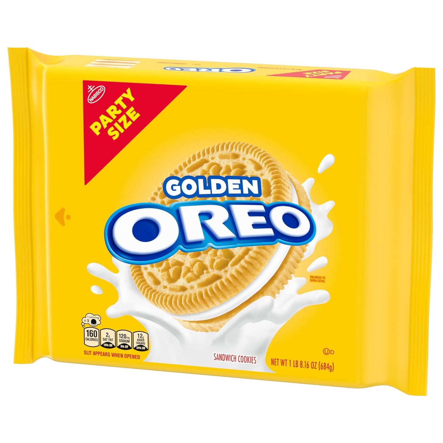 OREO Golden Sandwich Cookies Bulk Pack – Giftable Vanilla Treat for Birthday Celebrations and Thank-You Baskets