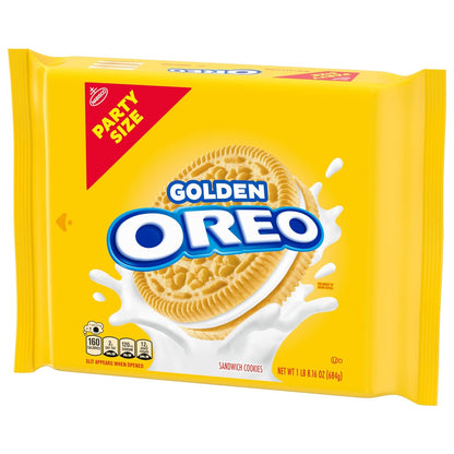 OREO Golden Sandwich Cookies Bulk Pack – Giftable Vanilla Treat for Birthday Celebrations and Thank-You Baskets