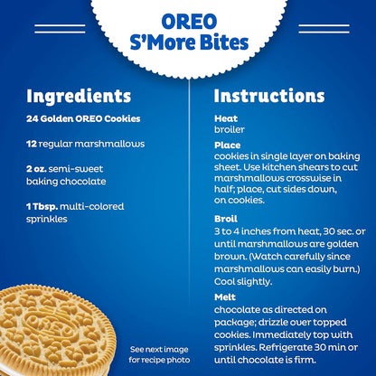 OREO Golden Sandwich Cookies Bulk Pack – Giftable Vanilla Treat for Birthday Celebrations and Thank-You Baskets