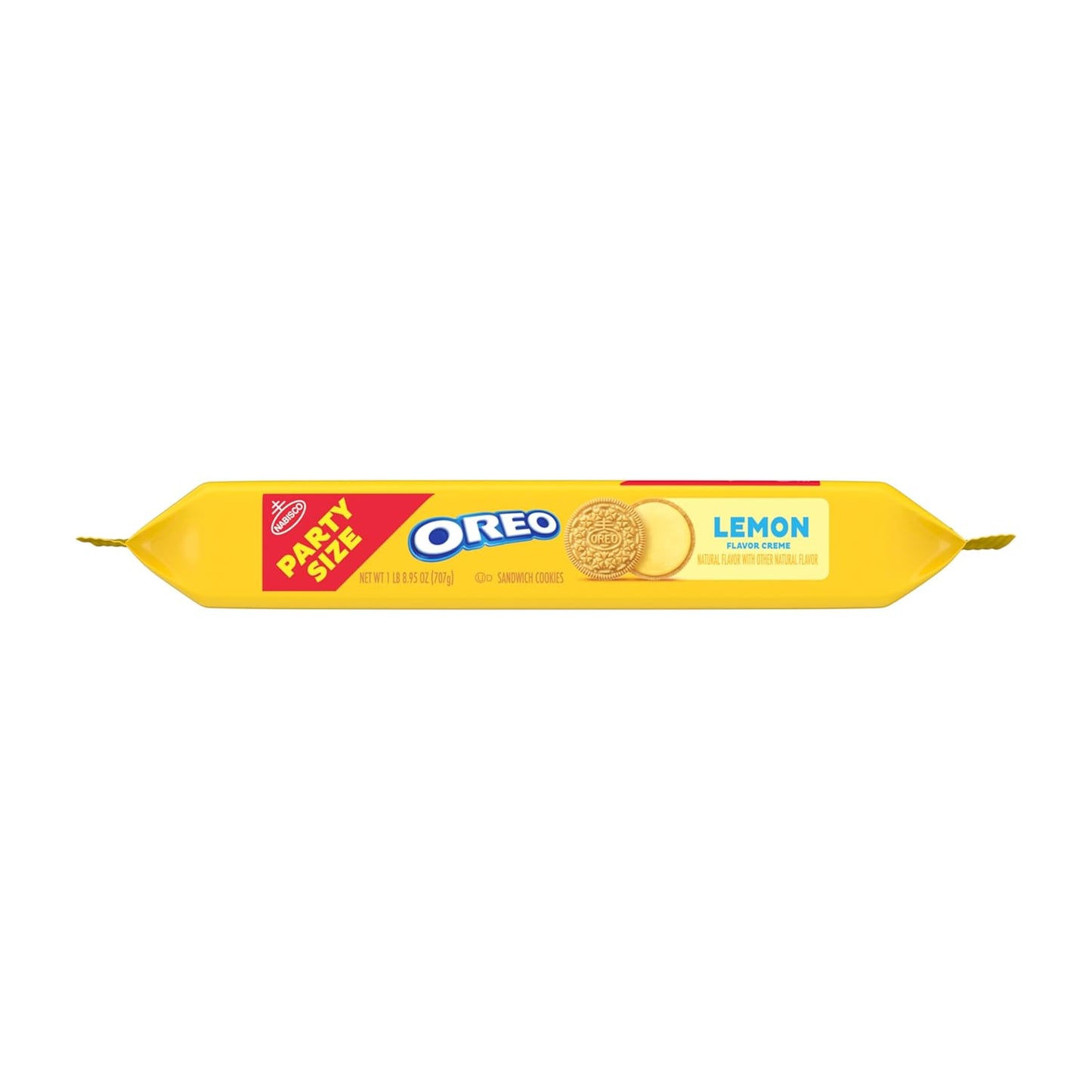 OREO Lemon Creme Cookies – Thoughtful Housewarming Gift for Lemon Lovers, 24.95 oz Bulk Pouch