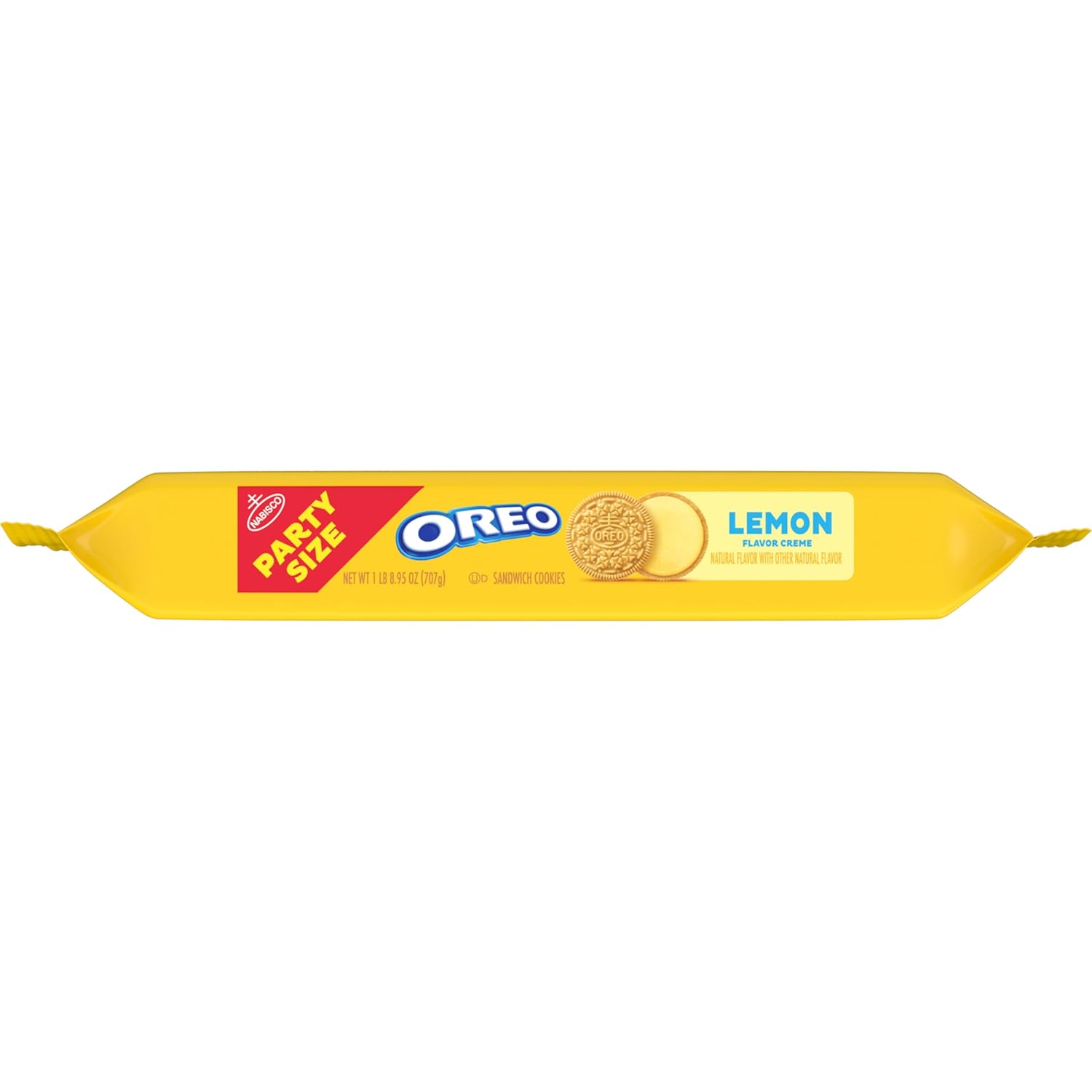 OREO Lemon Creme Cookies – Thoughtful Housewarming Gift for Lemon Lovers, 24.95 oz Bulk Pouch