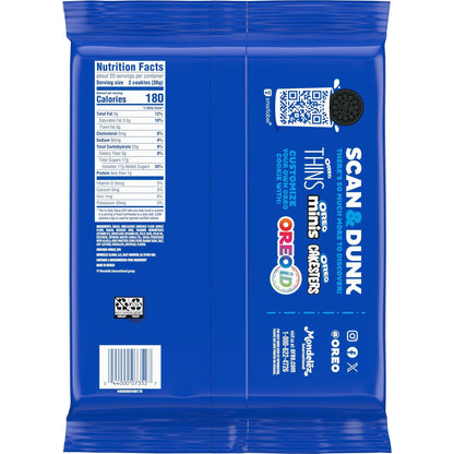 OREO Mega Stuf Sandwich Cookies, 1 lb 9.35 oz – Care Package Gift for College Students and Coworkers