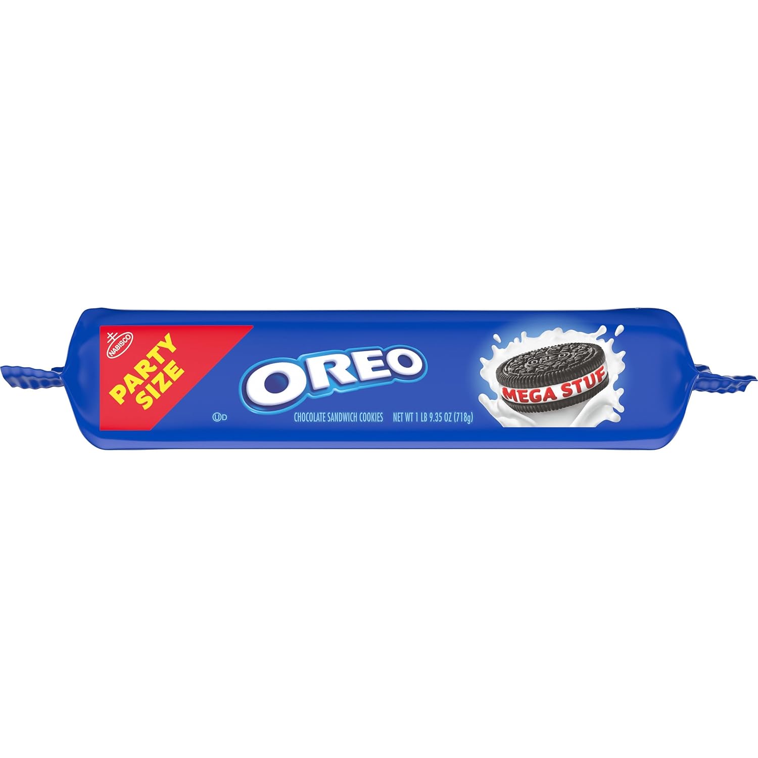 OREO Mega Stuf Sandwich Cookies, 1 lb 9.35 oz – Care Package Gift for College Students and Coworkers