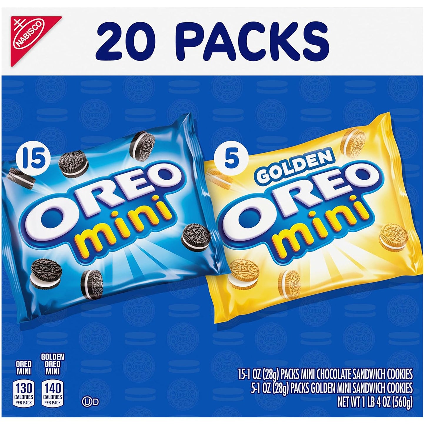 OREO Mini Mix Sandwich Cookies Variety Pack Hostess Gift for Porch Snack Basket, Delivery Driver Treat