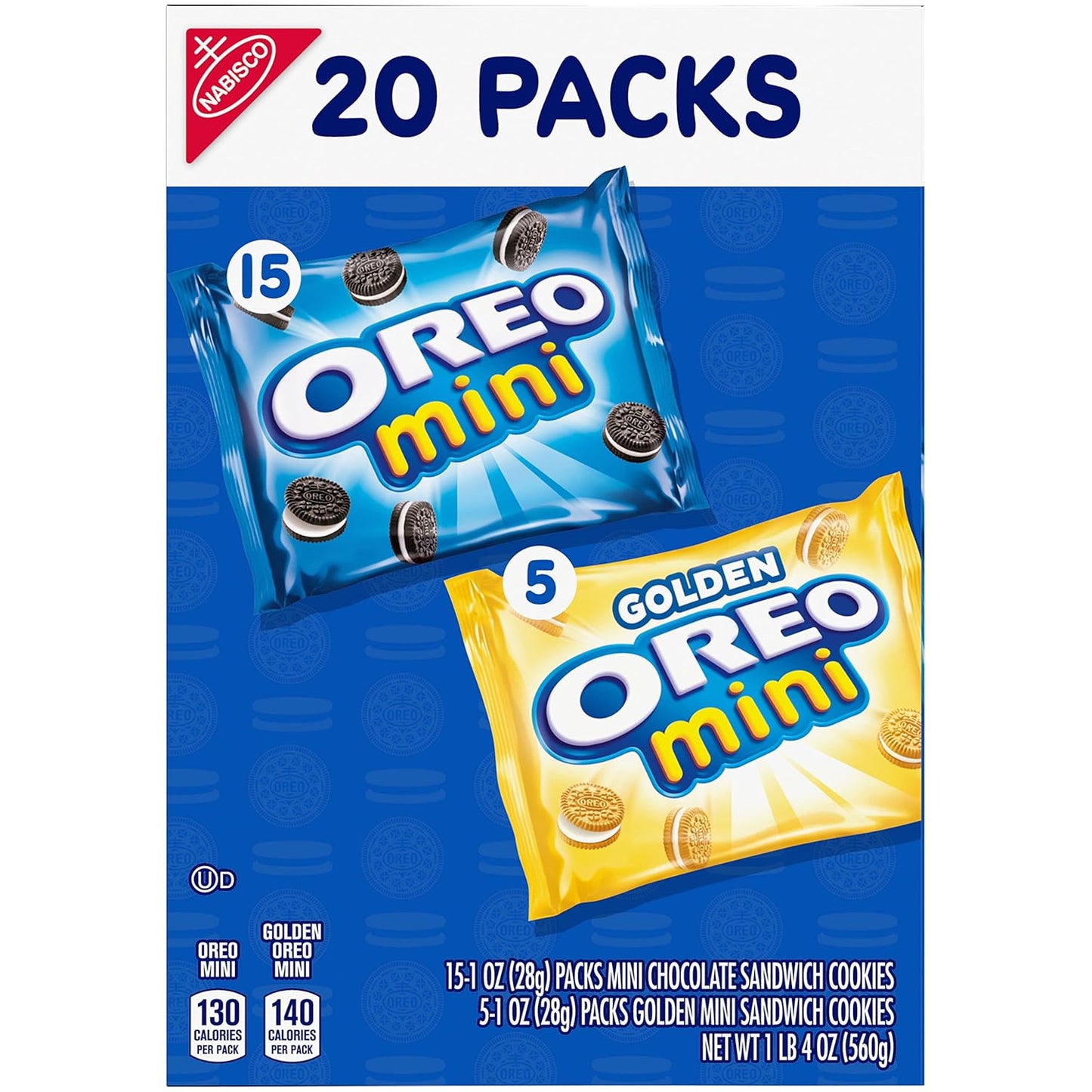 OREO Mini Mix Sandwich Cookies Variety Pack Hostess Gift for Porch Snack Basket, Delivery Driver Treat