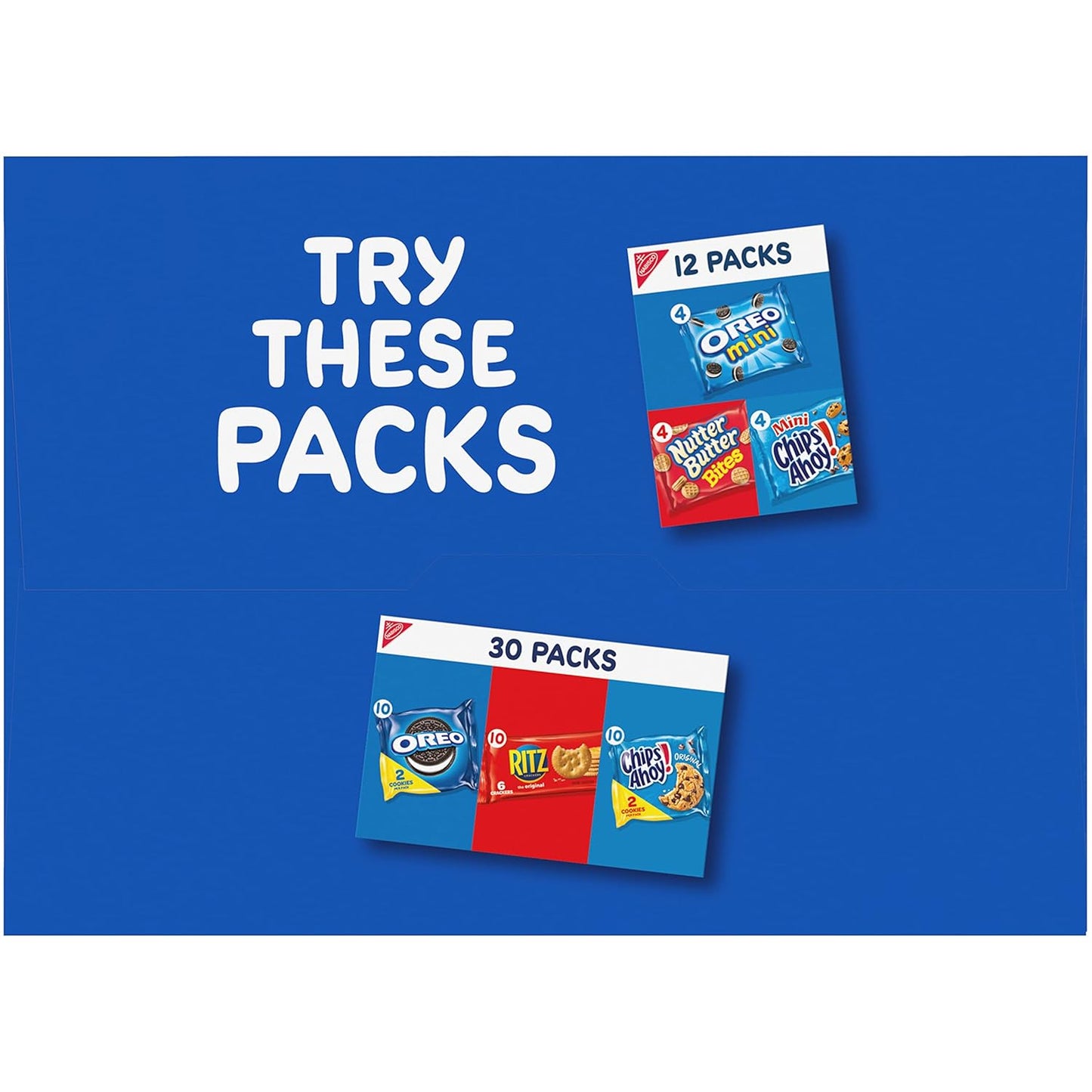 OREO Mini Mix Sandwich Cookies Variety Pack Hostess Gift for Porch Snack Basket, Delivery Driver Treat