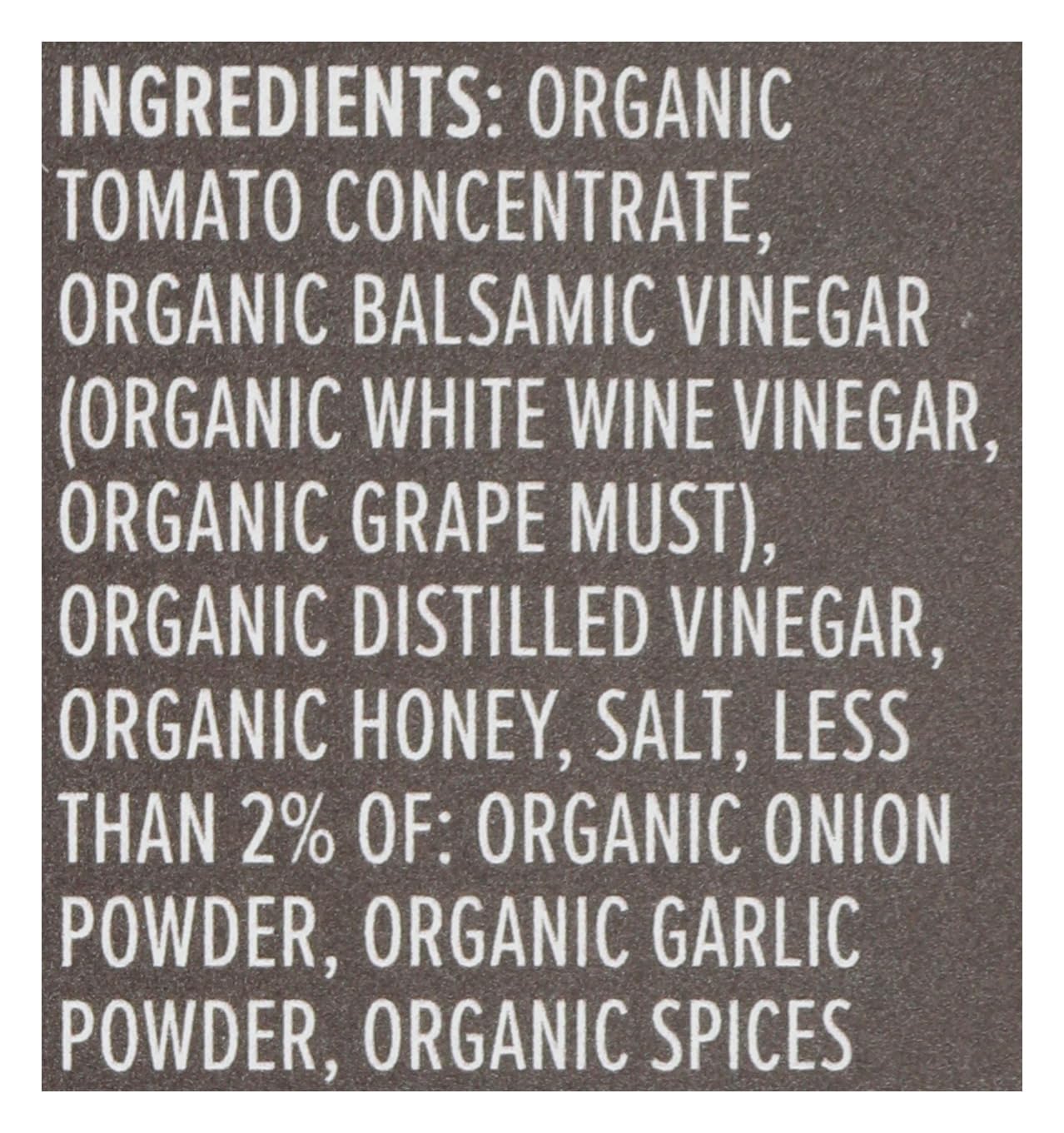 organic honey as the natural sweetener (no cane sugar or corn syrup)