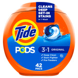 Tide PODS Concentrated Laundry Pacs for Efficient Households Washing Daily – One Pod One Load