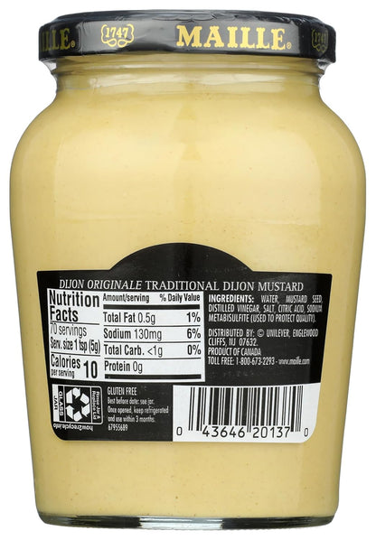 originale dijon style with creamy texture and smooth finish