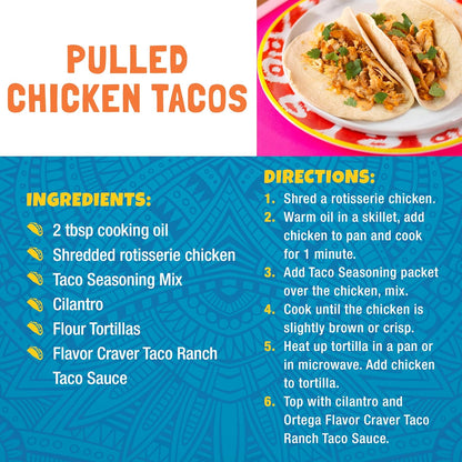 Ortega Bulk Taco Spice Mix 24 oz, Clean-Label Fat-Free Seasoning for Healthy Home Cooking