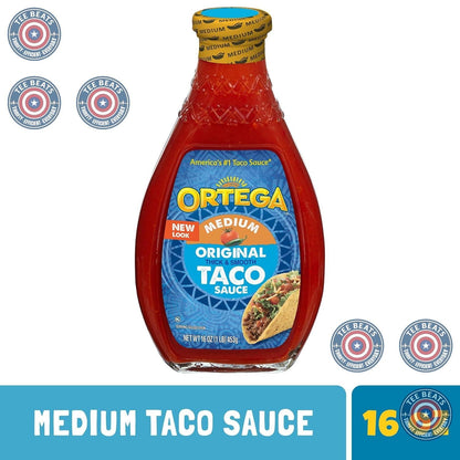 Ortega Taco Sauce Mild – Sodium-Free Mexican Drizzle for Wellness-Focused Cooks