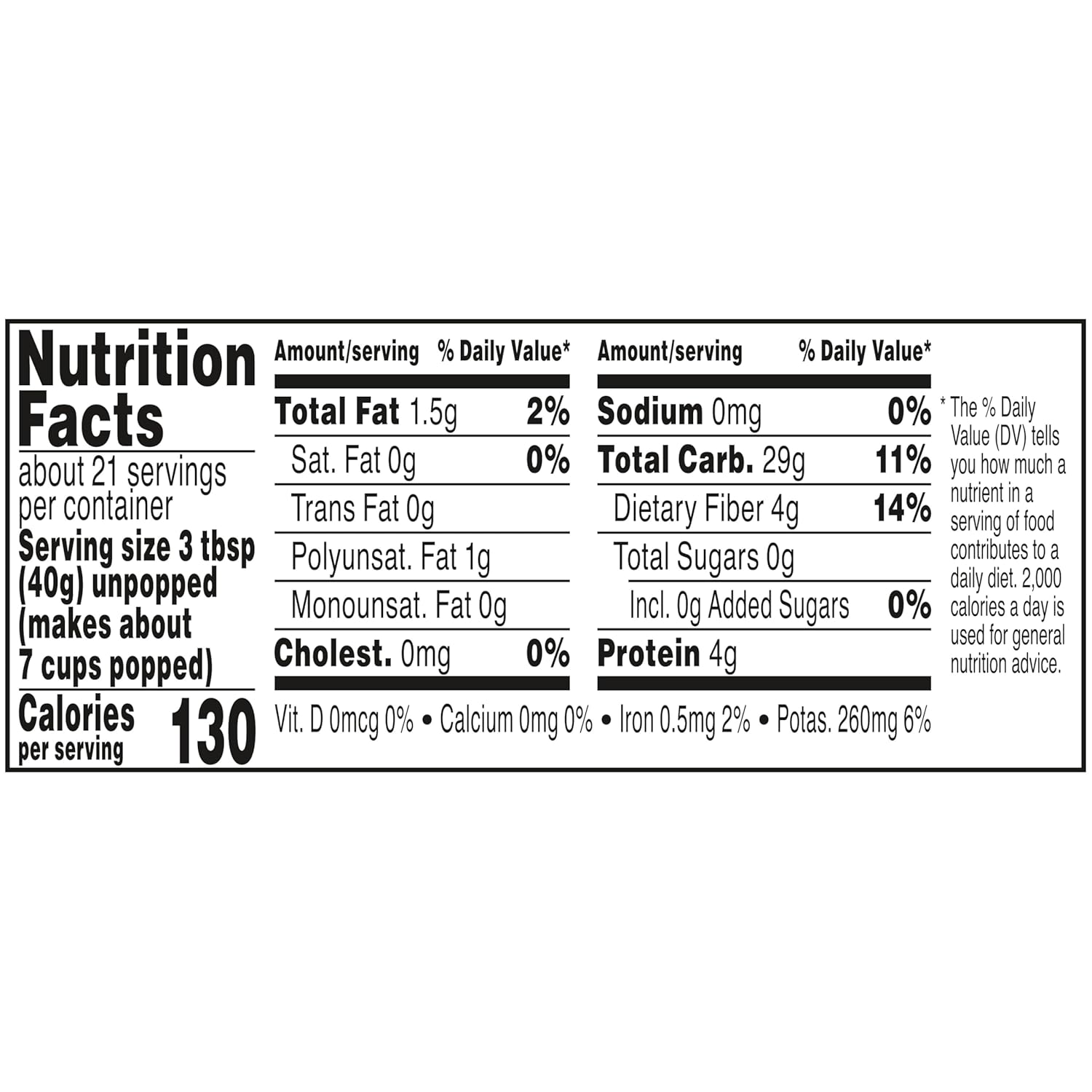 Orville Redenbacher's Gluten Free White Popcorn Kernels 30 oz – Non-GMO Stovetop Snack for School Age Kids