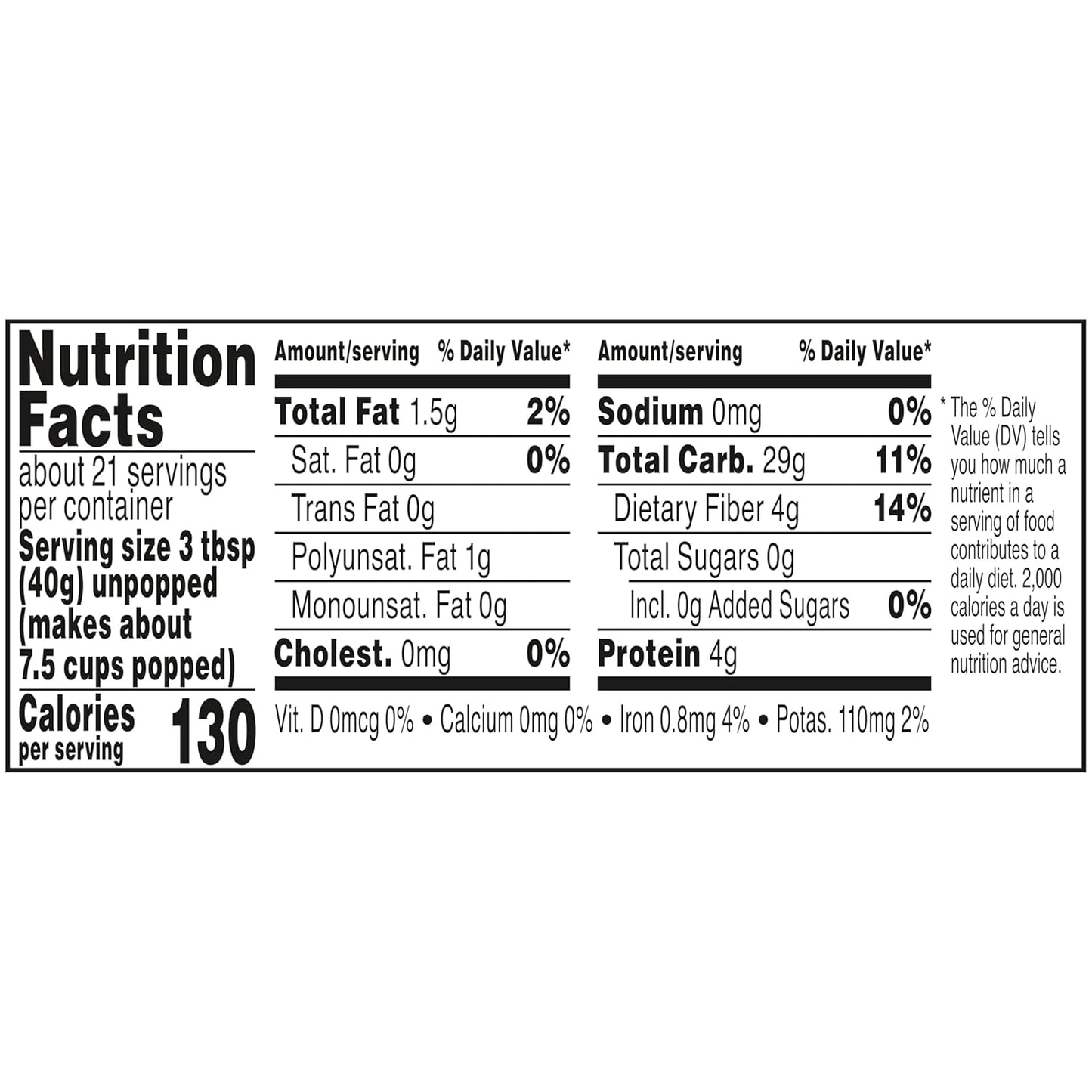 Orville Redenbacher's Gourmet Popcorn Kernels – Guilt-Free Crunch for Health-Conscious Adults & Study Lounges, 30 oz Jar