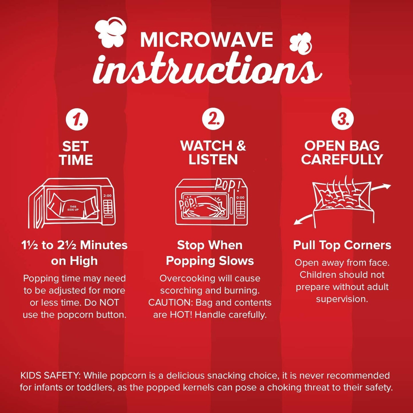 Orville Redenbacher's Kettle Corn Popcorn – No Artificial Additives Single-Serve for Lunchbox Packing
