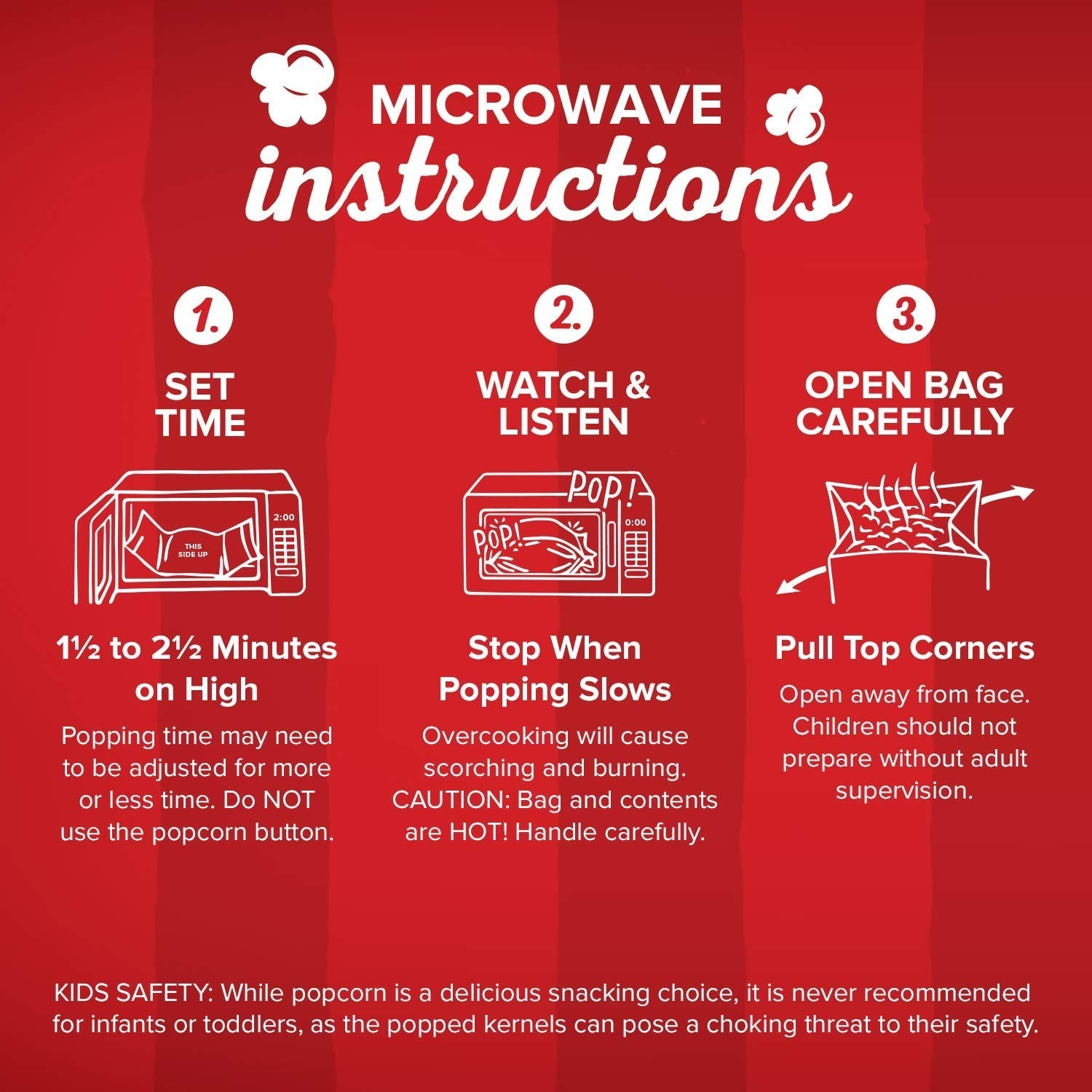 Orville Redenbacher's Kettle Corn Popcorn – No Artificial Additives Single-Serve for Lunchbox Packing