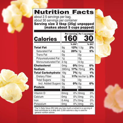 Orville Redenbacher's Ultimate Butter Microwave Popcorn Holiday Gift Set for Dads Who Love Game Day Snacks