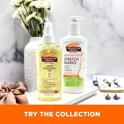 Palmer's Cocoa Butter Formula Skin Therapy Moisturizing Body Oil – Mother's Day Gift for Pregnancy, Postpartum, and Everyday Self-Care