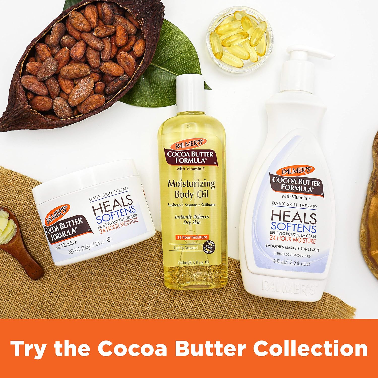 Palmer's Cocoa Butter Solid Therapy Jar – Non-Irritating Beauty Balm Safe for Eyes, Eyelashes, and Blepharitis Care Routines