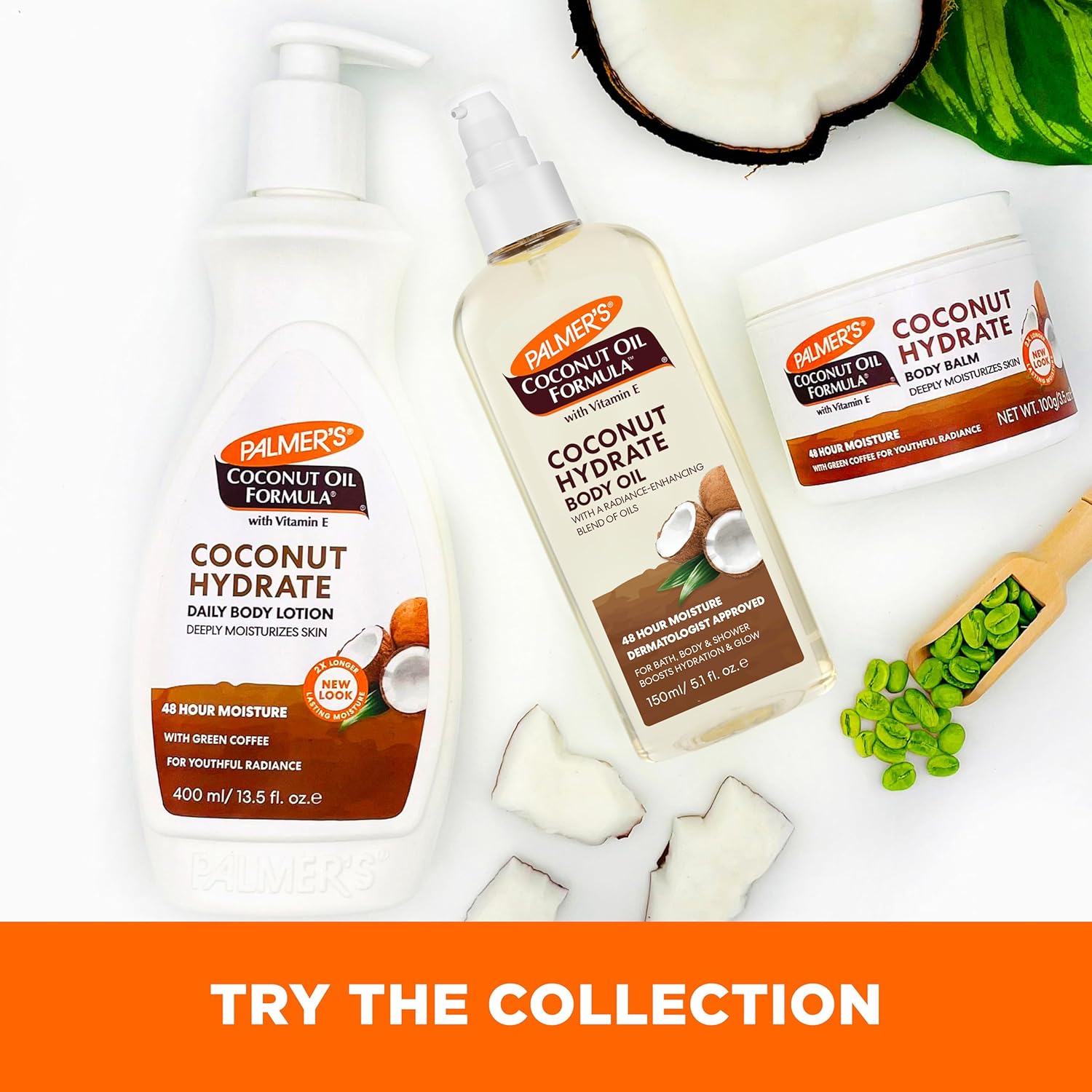 Palmer's Coconut Oil Body Oil Spray – Understated Coconut Skincare for Capsule Bathroom Aesthetic