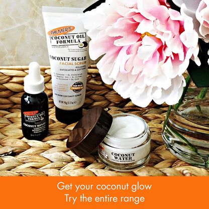 Palmer's Coconut Sugar Face Scrub – Indulgent Vanity Upgrade for Discerning Skin, 180-Year-Old Brand Craftsmanship in Every Application