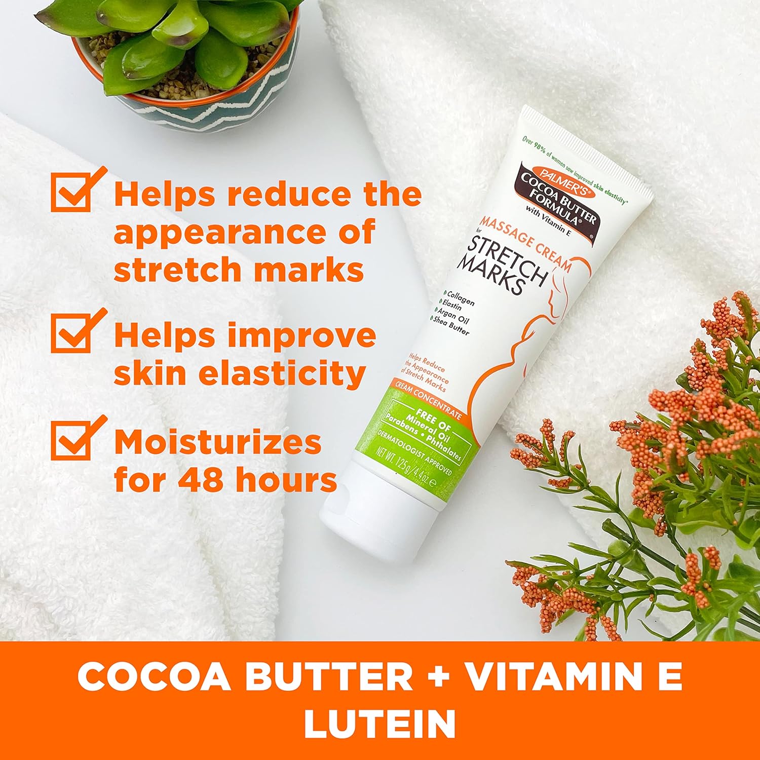 Palmer's Pregnancy Skincare Edit – Elevated Stretch Mark and Scar Care Set, Full Size Botanical Formula Collection