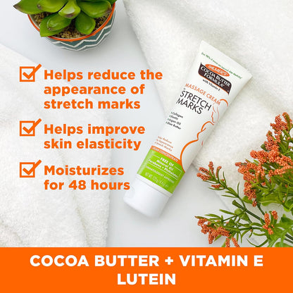 Palmer's Pregnancy Skincare Edit – Elevated Stretch Mark and Scar Care Set, Full Size Botanical Formula Collection