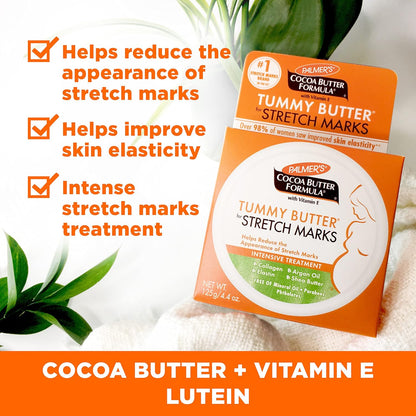 Palmer's Pregnancy Skincare Edit – Elevated Stretch Mark and Scar Care Set, Full Size Botanical Formula Collection