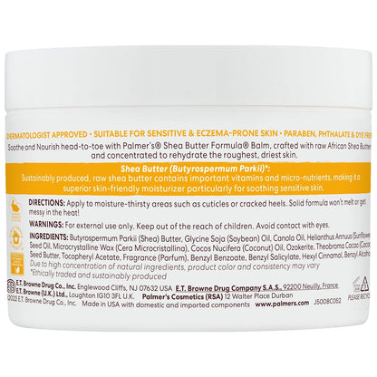 Palmer's Shea Butter Balm – Mindful Post-Shower Skin Treatment for Sensitive, Dry Skin