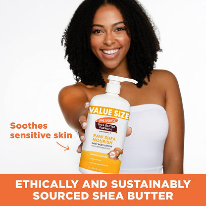 Palmer's Shea Formula Body Lotion for Sensitive Skin – Housewarming Gift for Her with 48-Hour Deep Hydration