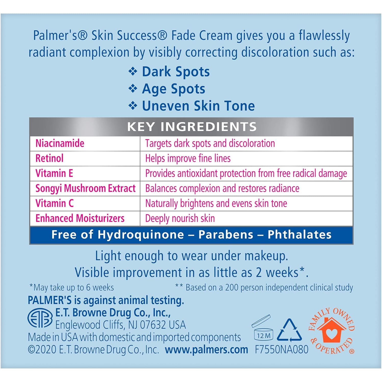 Palmer's Skin Success Anti-Dark Spot Cream with Vitamin E – Loving Mother's Day Gift for Women Seeking Even Skin Tone