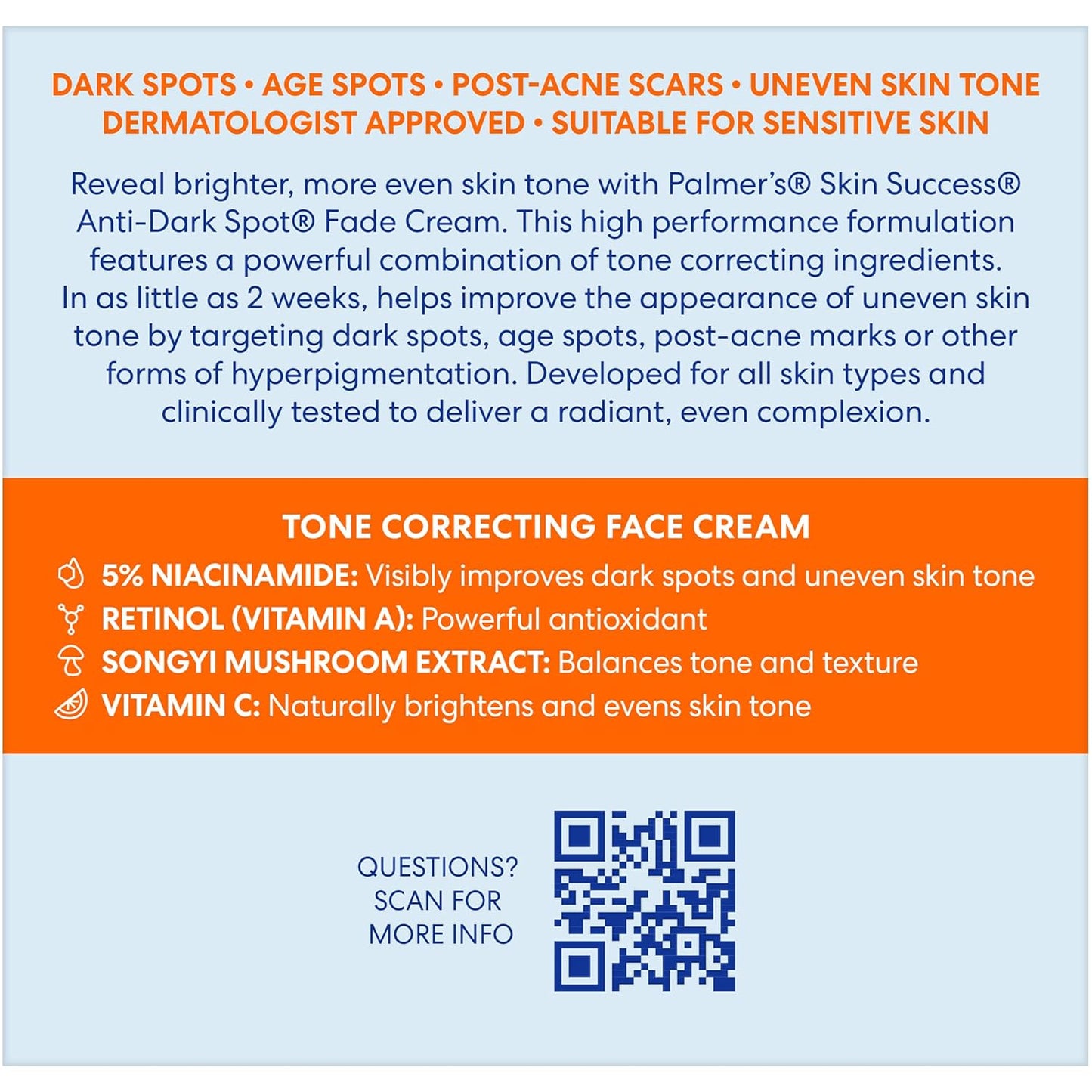 Palmer's Skin Success Fade Cream – Mother's Day Skincare Gift, Anti-Aging & Dark Spot Treatment for Her