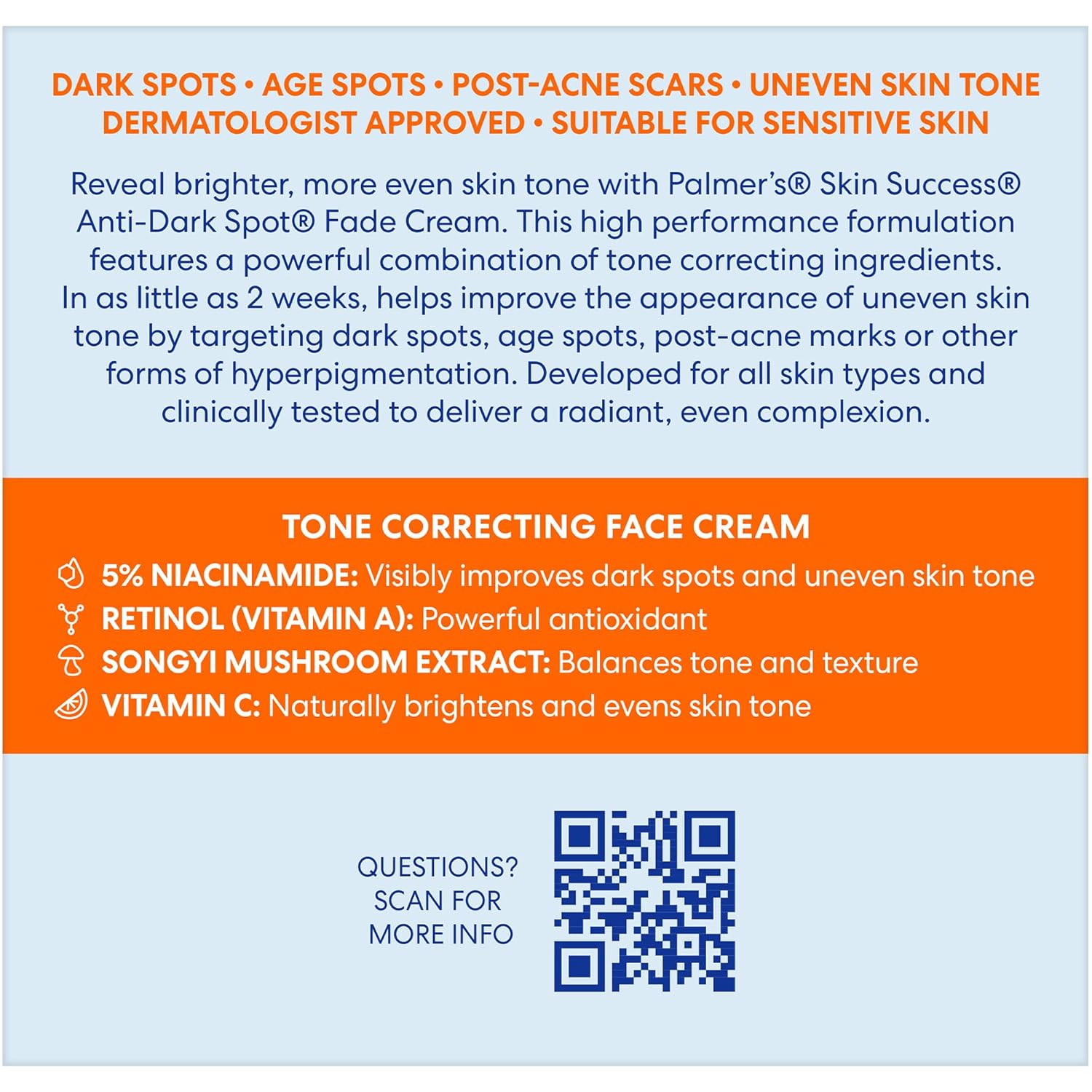 Palmer's Skin Success Fade Cream – Mother's Day Skincare Gift, Anti-Aging & Dark Spot Treatment for Her