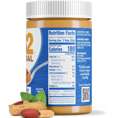 PB2 Natural Creamy Peanut Butter – Wholesome Lunchbox Swap for Parents Skipping the Sugar in Traditional PB&J