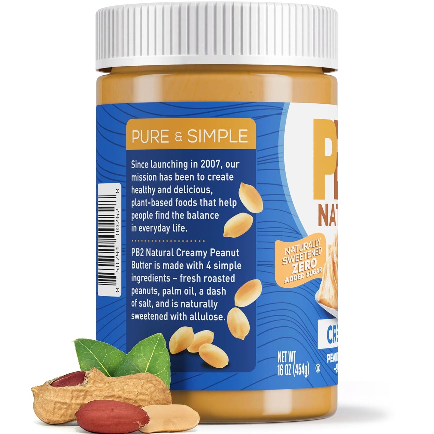 PB2 Natural Creamy Peanut Butter – Wholesome Lunchbox Swap for Parents Skipping the Sugar in Traditional PB&J
