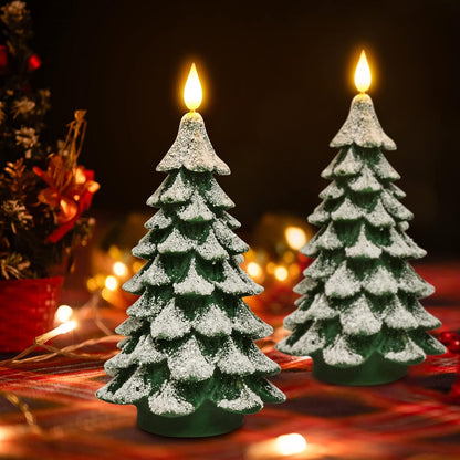 PChero Flickering Holiday Pillar – Mindfulness & Evening Relaxation Accent for Bedroom Sanctuary, Warm White Glow