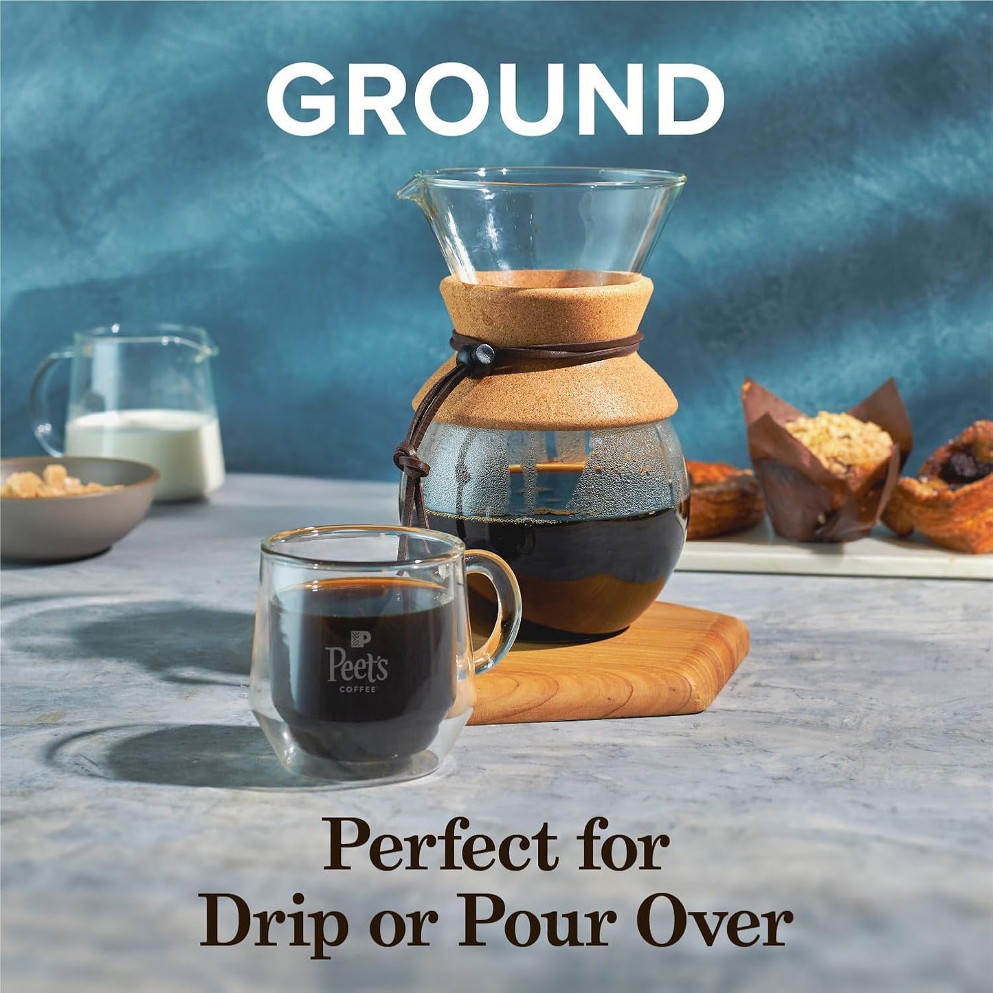 Peet's Coffee Off the Grid Blend Coffee – Simple Medium Roast for Intentional Pantry Staples