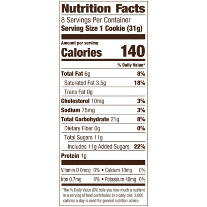 Pepperidge Farm Dark Chocolate Sea Salt Soft Baked Cookies – Balanced Sweet Treat for a Mindful Weekly Reset