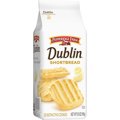 Pepperidge Farm Dublin Shortbread Cookies – Sophisticated Pairing for Espresso and Cappuccino, Artisan-Style Shortbread