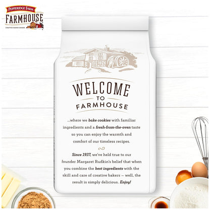 Pepperidge Farm Farmhouse Thin & Crispy Cookies – Kids' Snack Drawer Favorite, Pre-Portioned 14-Count Bag