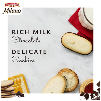 Pepperidge Farm Milano Cookies – Soft Enough for Sensitive Teeth and Perfectly Portioned for Kids Snacks, 3-Pack