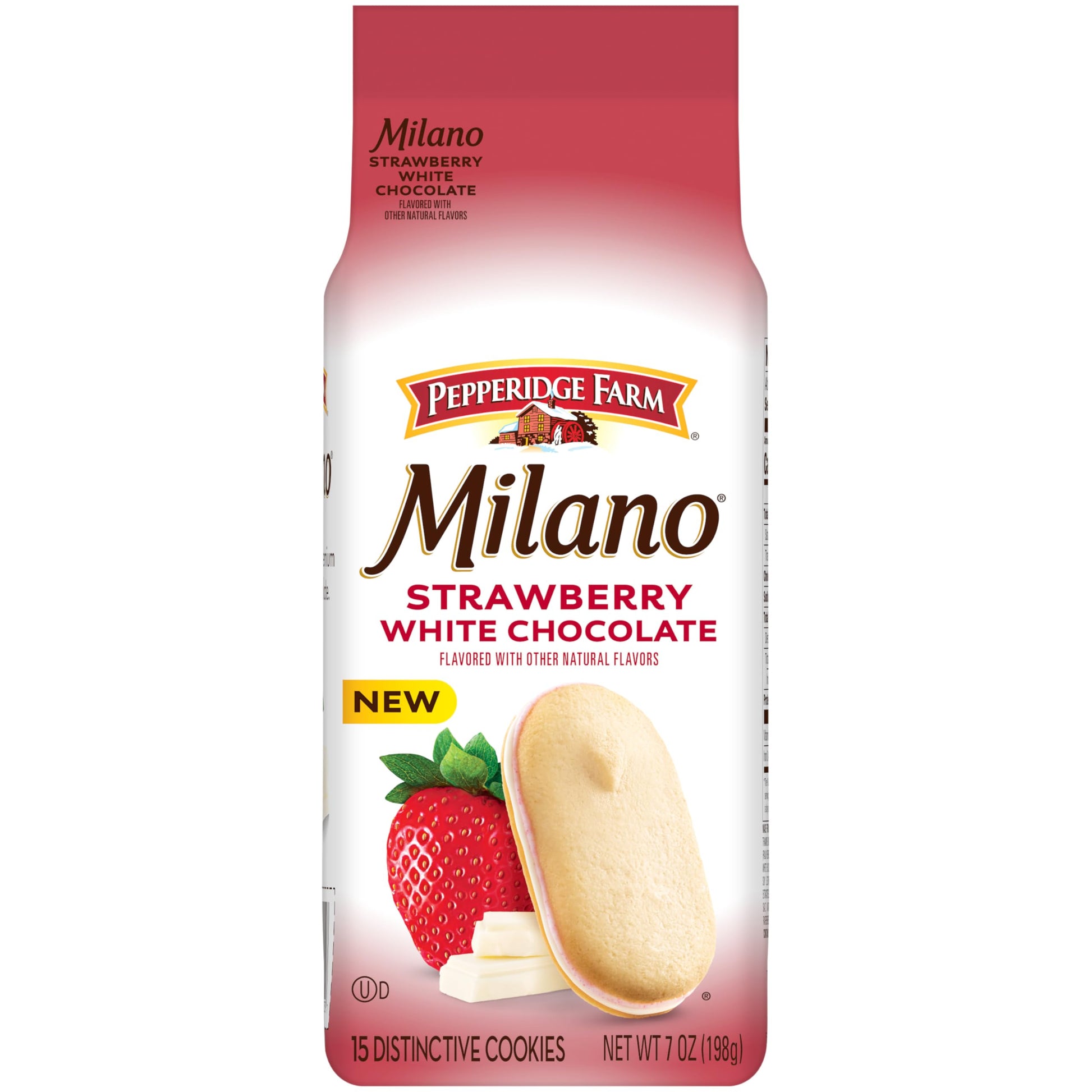 Pepperidge Farm Milano White Chocolate Lemon Cookies – Valentine's Day Treat Bag for Her, Romantic and Shareable