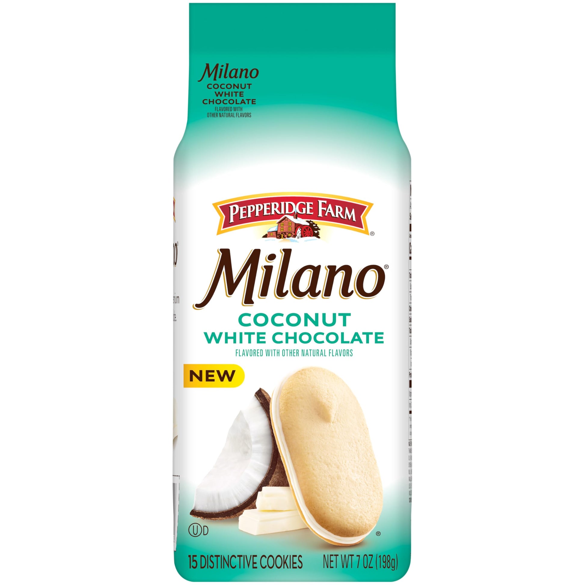 Pepperidge Farm Milano White Chocolate Lemon Cookies – Valentine's Day Treat Bag for Her, Romantic and Shareable