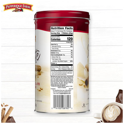 Pepperidge Farm Pirouette Crème Filled Wafers - Charming Centerpiece Treat for the Sunroom or Living Room Tea Service