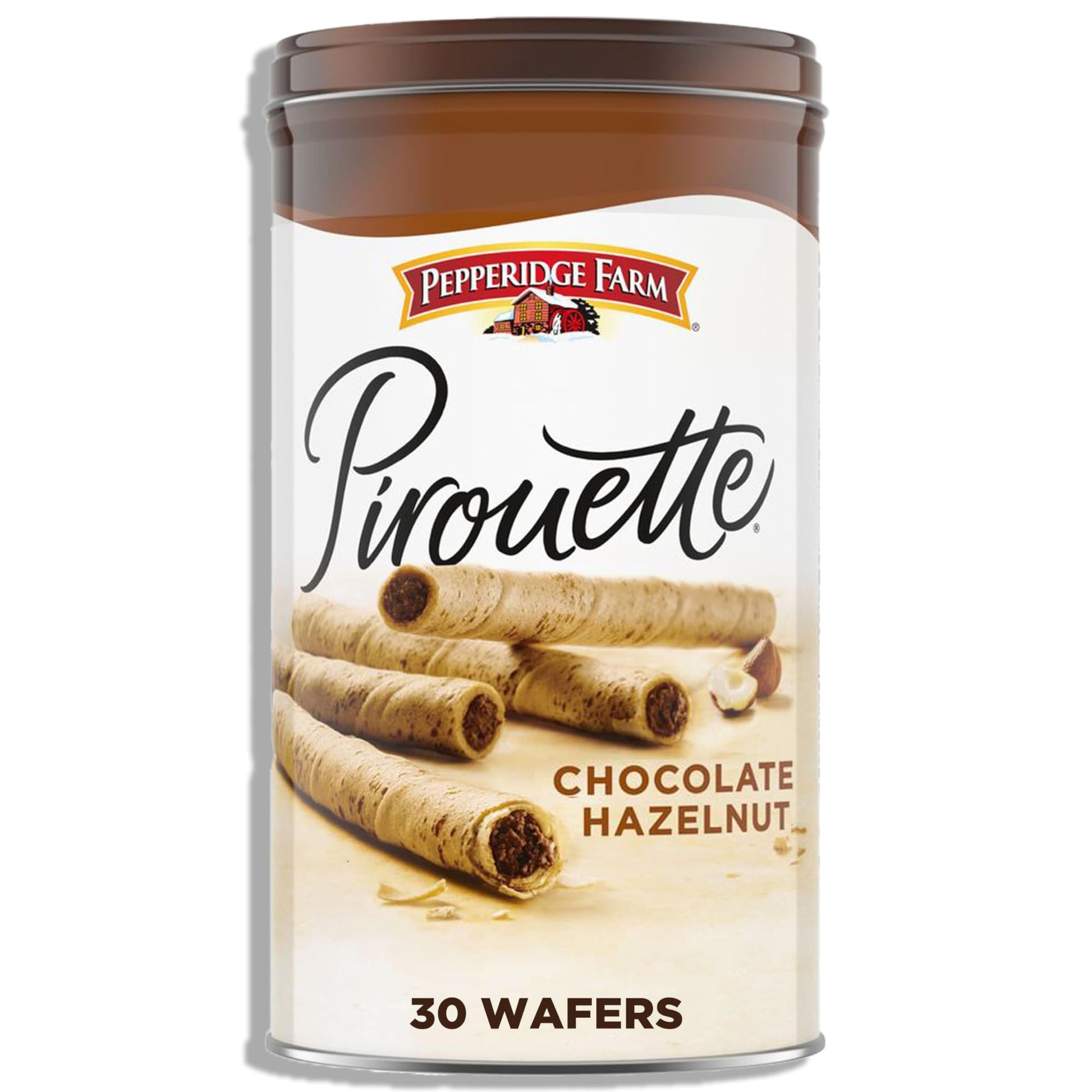 Pepperidge Farm Pirouette Wafers - Elegant Hostess Gift Tin for Holiday Entertaining and Birthday Presents for Her